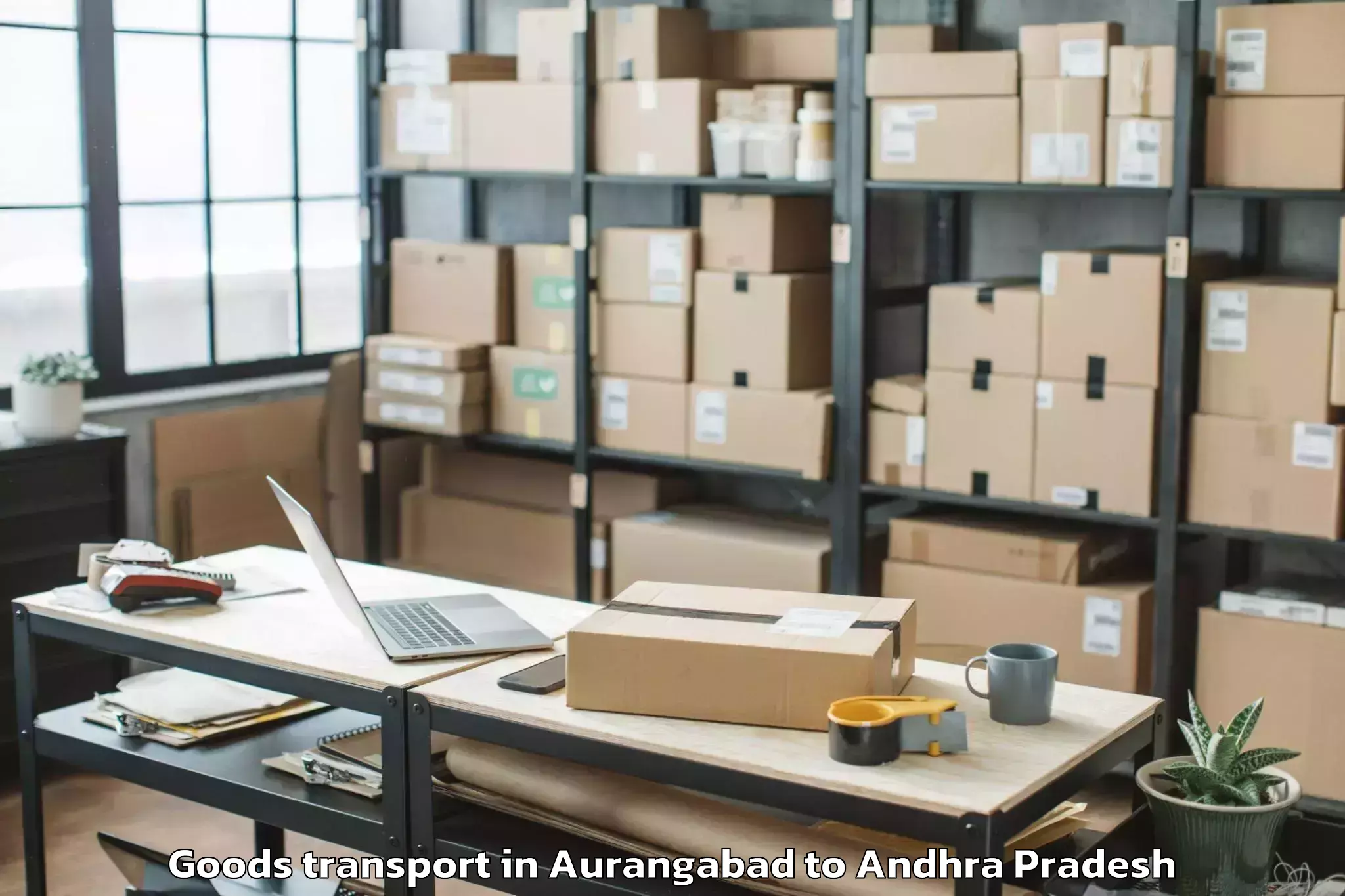 Top Aurangabad to Chirala Goods Transport Available